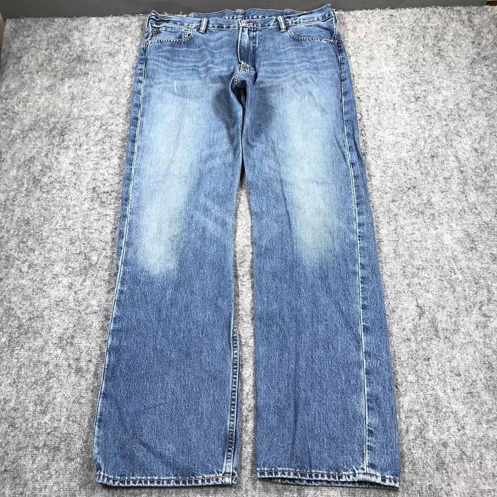 Polo Ralph Lauren Jeans Mens 38x34 Blue Medium Wash Relaxed Straight Denim Pants